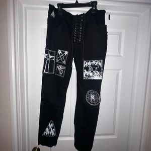 current mood patch jeans 💀